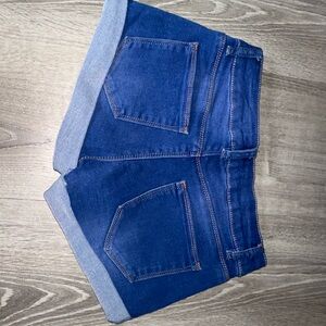 Levi's High Waist Denim Shorts - Blue